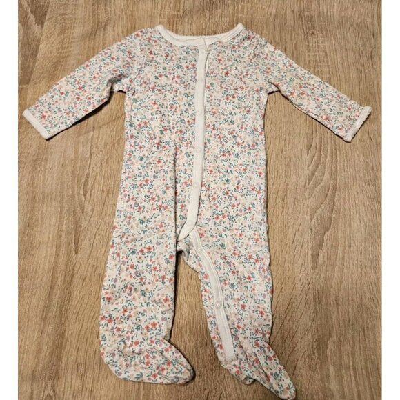 Lot Of 6 Lightweight Pjs Pajamas Sizes 0-3 3 Months  Girls Carters Animals - Picture 6 of 7